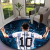 1pc Barcelona FC Rug, Digital Printed Home Chair Sofa Mat, Durable Office Round Carpet, Beautiful Festival Decorations