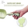 Cat Scooper For Litter Box Cute Thickened Hollow Litter Scoop Poop Sifting Ergonomic Sifter For Homes Pet Stores Living Rooms