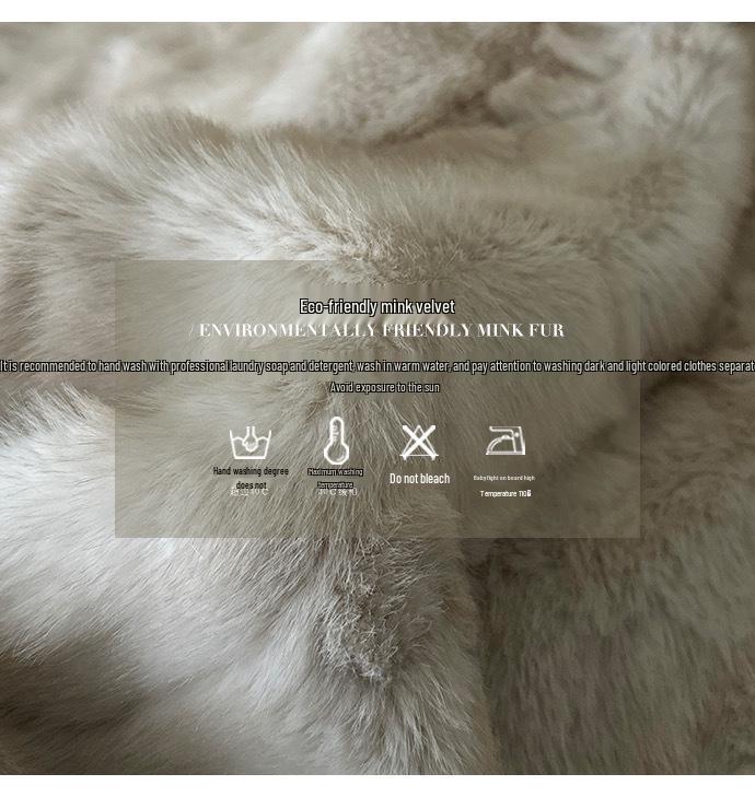 Lazy Style Women's Thick Batwing Sleeve Shearling Cape Coat