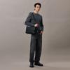 Calvin Klein Logo Monogram Embossed Crossbody Bag Men Shoulder Bag Space-Black 4D3318G-UB1