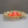 Modern Art Metal Palm Tray, Irregular Fruit Tray, Snack, Jewelry Storage Tray, Living Room Coffee Table Decoration Ornament