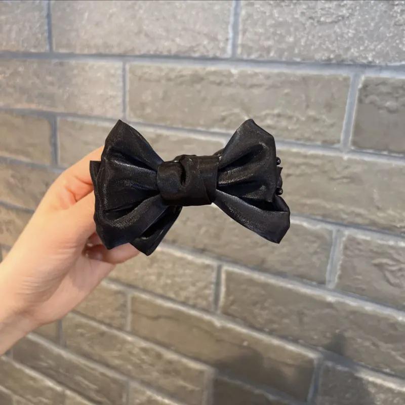 Diamond Flower Hair Claw Clip - Elegant Updo Accessory for Women