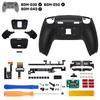 eXtremeRate RISE Plus MAX Back Paddle Kit for PS5 Controller 040 050 with Bottom Clicky Trigger Stops and Rubber Remappable Back Button Kit for PS5