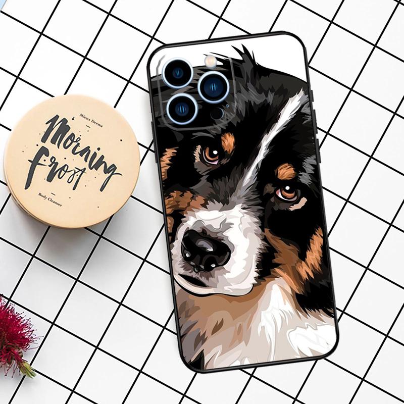 Australian Shepherd Dog Case For iPhone 14 13 12 11 16 15 Pro Max Plus Mini X XR XS Max 7 8 Soft TPU Back Cover