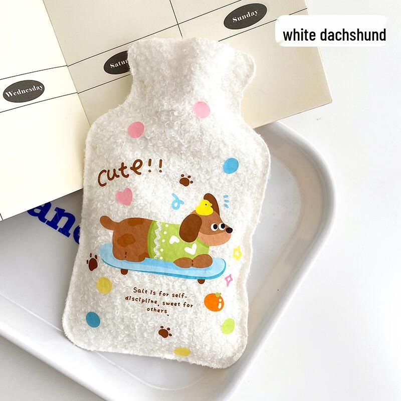 Anvelo Cartoon Teddy Fleece Hot Water Bottle