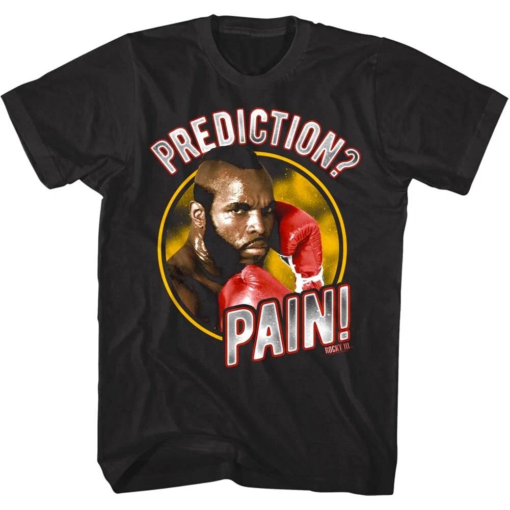 Rocky 3 Clubber Lang Prediction Pain Men s T Shirt Boxer Mr T Champion Fighter L
