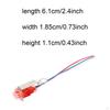 Flash Button Warning Switch, PP Replacement Control, Quick Installation, Suitable for Motorcyclists,
