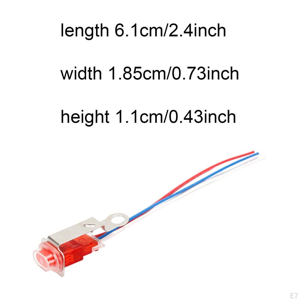 Flash Button Warning Switch, PP Replacement Control, Quick Installation, Suitable for Motorcyclists,