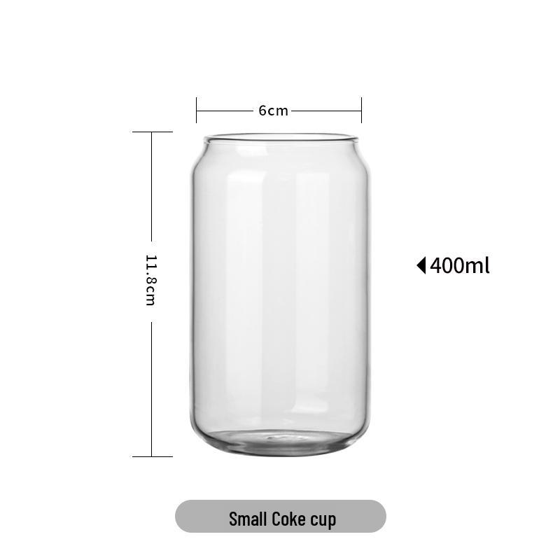 Transparent High-Temperature Resistant Pull-Top Glass Cup for Drinks Default