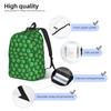 Creepers Slime Pattern Texture Fashion Backpack with Pocket Student Hiking Daypack for Men Women Laptop Computer Shoulder Bag