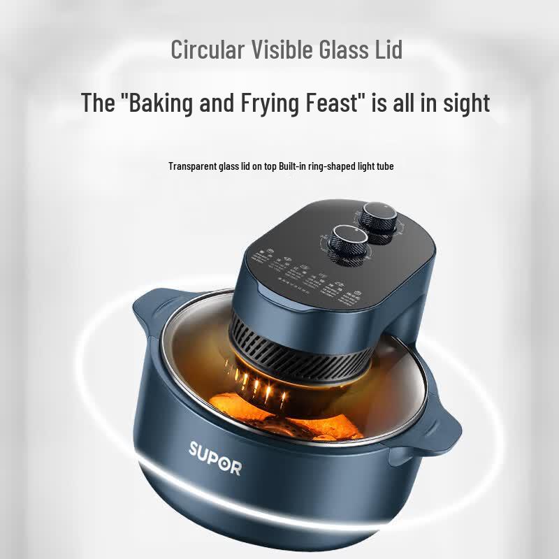 Supor 5L Visible Steam Air Fryer CN plug (adapter included)