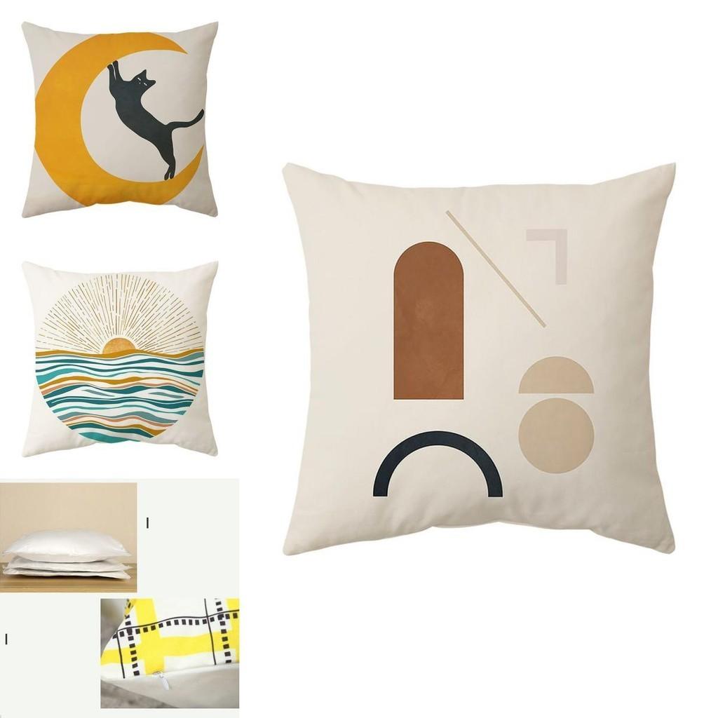 Nordic Style New Abstract Printing Pillow Cover For Modern Living Room Decor