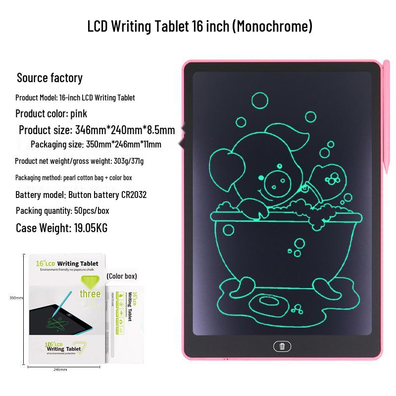 LCD Writing Tablet - 12"/10"/8.5"/4.4" Handwriting & Drawing Board for Kids