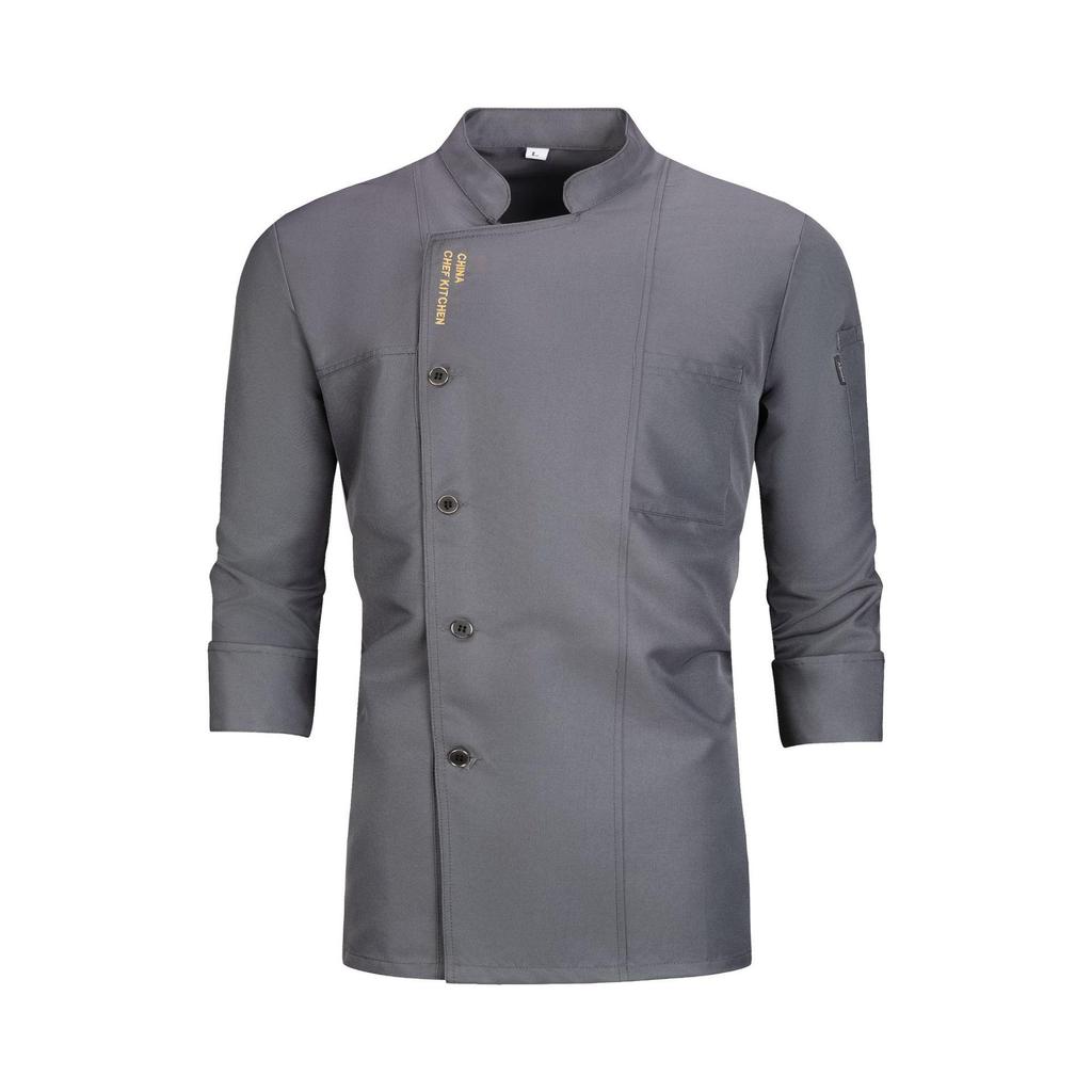 Kuchařská uniforma s vlastním logem: Vodotěsné, Olejivzdorné Pracovní oblečení s dlouhým rukávem pro cateringové a restaurační kuchyně