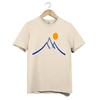 Mountain Sun T-Shirt Unisex–Nature Landscape Graphic Tee,Hiking Adventure Shirt