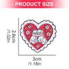 Stylish Heart Cats Brooch Jewelry Sturdy Metal Construction Versatile Wearable Accessory For Teen Girls