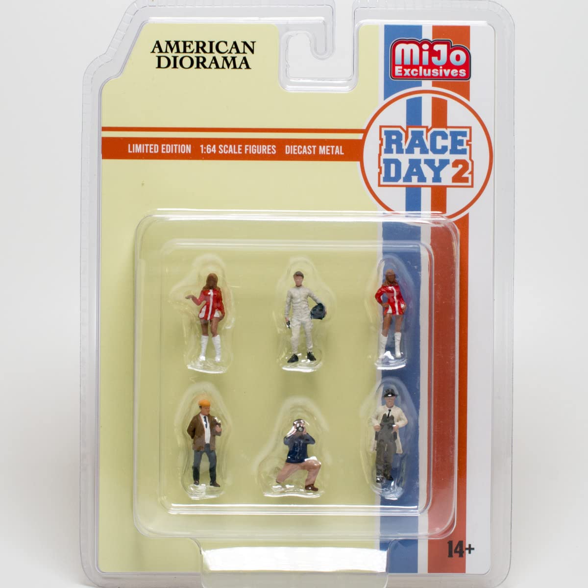 

American Diorama Figure Race Day 2 Set 1/64 (Mijo Exclusive) AD-76472MJ бронзовый