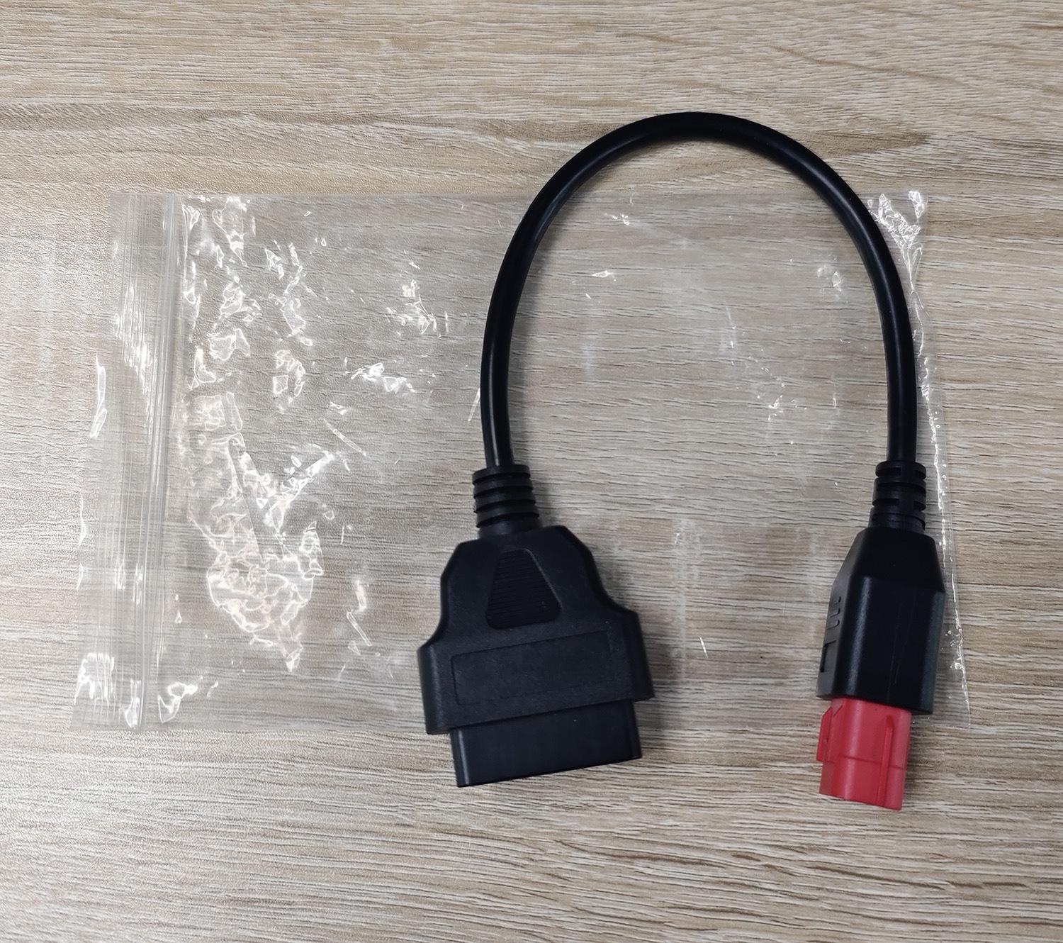 

6-контактный кабель-адаптер OBD для мотоциклов Honda Guzzi Piaggio Vespa