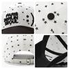 Smiley Star Baseball Big Head Hat Women's Face Versatile Star Polka Dot Cap