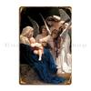 Our Lady Song Of Angels Virgin Mary And Infant Jesus Music Catholic Saint Metal Sign Poster Garage Iron Tin Sign Poster