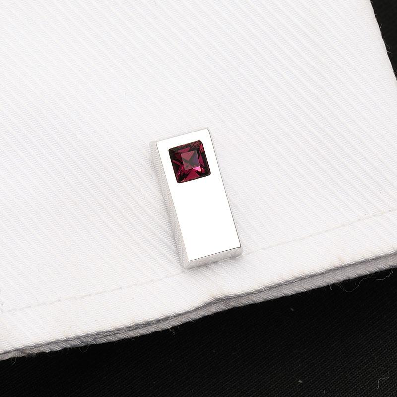 French Shirt Cufflinks Business Crystal Cuff Nails Men'S High-End Shirt Buckles Cuff Buckles Men'S And Women'S Gift Boxes