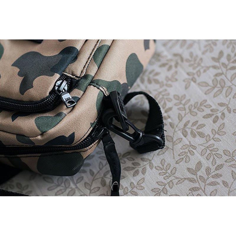 Japanische Zweifarbige Camouflage Umhängetasche - Mini Lässige Handytasche