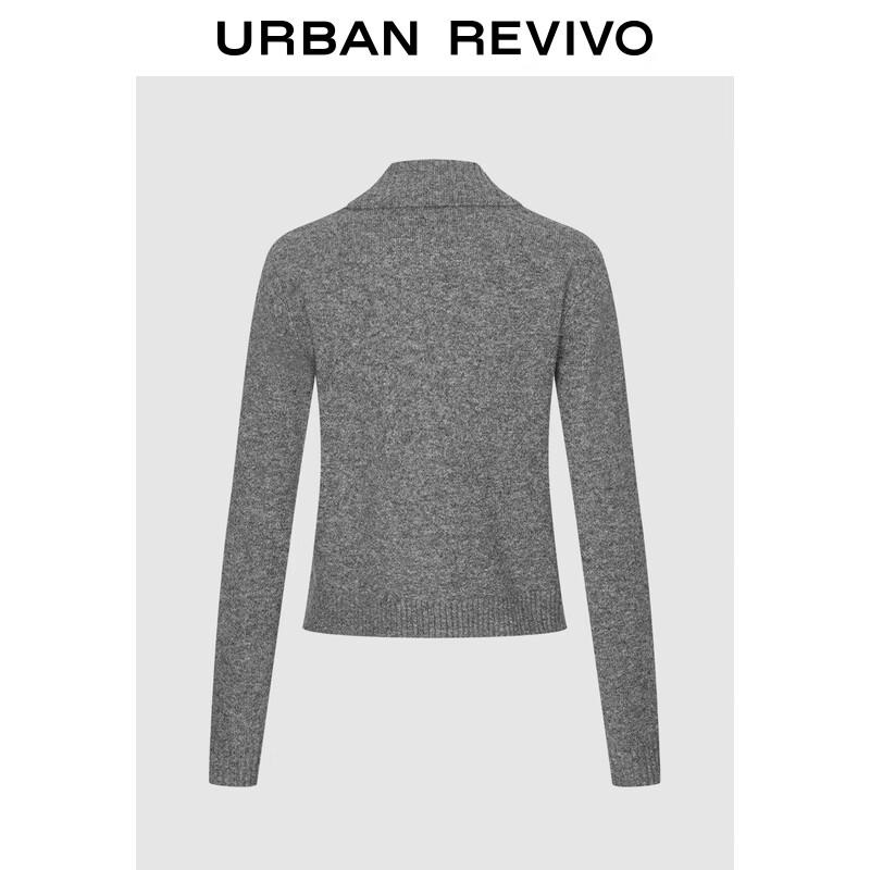 Women's Lapel Button Knit Cardigan