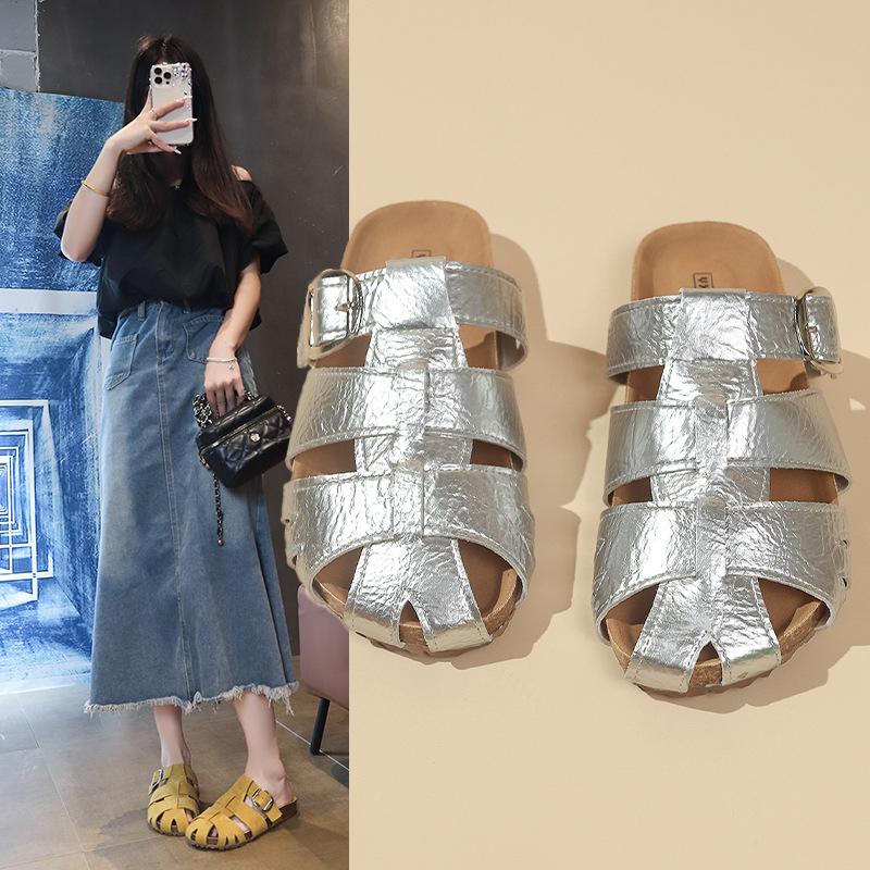 New women's sweet style arch support anti-slip cushion slippers--thick bottom super comfortable home outdoor travel sandals