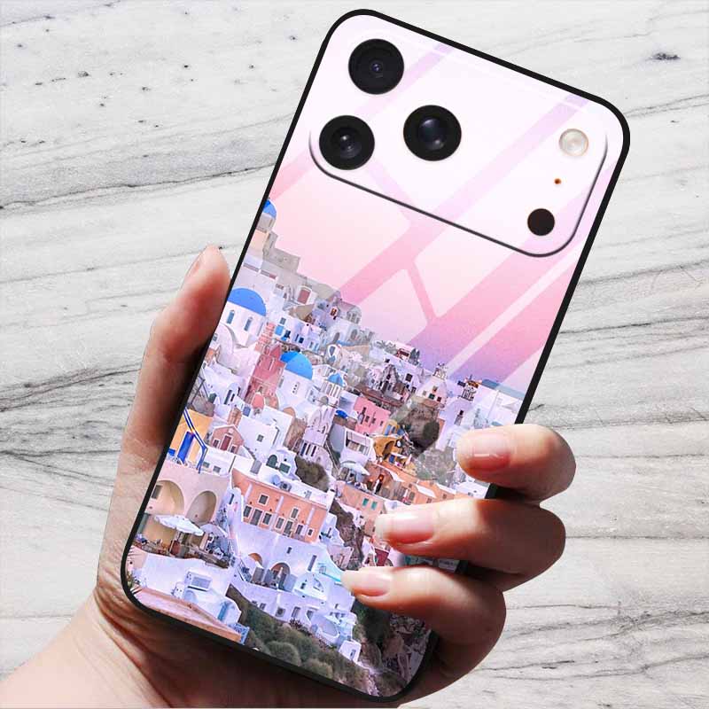 Butterfly Case For iPhone 17 Pro Plus Capa 17 Pro Max iPhone17 Air Bumper Luxury Tempered Glass Hard Back Cover Cute Fund Shell