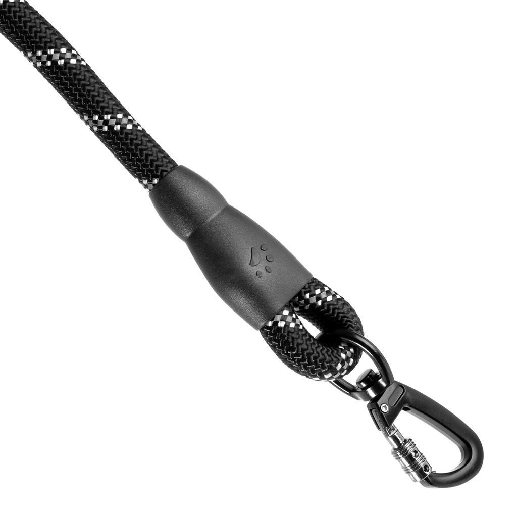 Strong, Reflective Training Dog Leash Kobe 3M Black