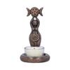 Home Creative Small Crafts Decor Resin Candle Holder Light Handicraft Ornaments Garden Study Candlestick Decor Accessories