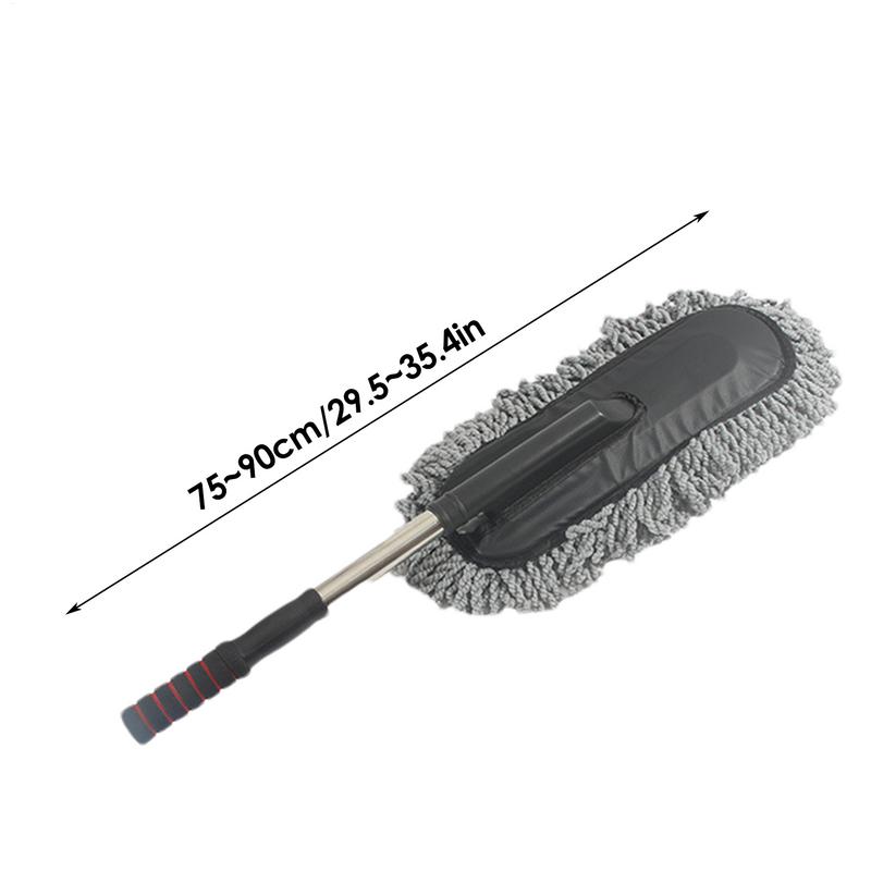 Microfiber Car Wash Brush Mop Kit, Mitt Sponge With Long Handle Car Cleaning Supplies Car Dusters with Extendable Handle