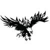 Car Stickers Cool Eagle-shaped Graphics Universal Car Hood Body Side Decals Styling Stickers D-733