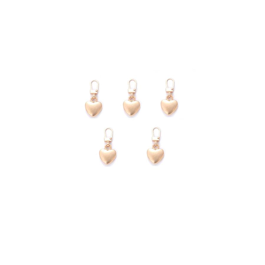 Mehrfarbiger Herz-Reißverschlussanhänger Ersatz Metall-Reißverschluss Rucksack-Reißverschluss Reparateur Für Mäntel Jacken Hosen Gepäck, Verschlüsse, Einnähen