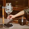 Glasses Sake Set for Barware Warmer or Cold Wine Argent