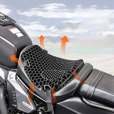 Coussin de siège de moto respirant et absorbant les chocs, accessoires de sécurité pour moto