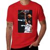 Kawhi Leonard LA Clippers Ikonischer Dunk Grafikdruck Lässiges Kurzarm NBA Basketball Streetwear T-Shirt
