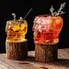 Halloweenský Domácí Skleněný Šálek na Čaj s Lebkou Průhledný Křišťálový Hrnek na Kávu Džus Pití Bar Klub Whisky Víno Pivo