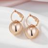 Kinel Rose Gold Color Ball Drop Earrings For Women Minimalist Design Trend Jewelry