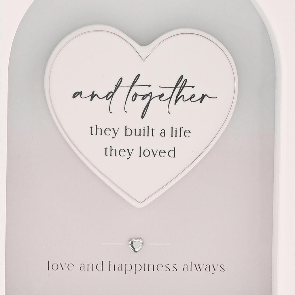 Amore Arch Plaque 18cm - Together
