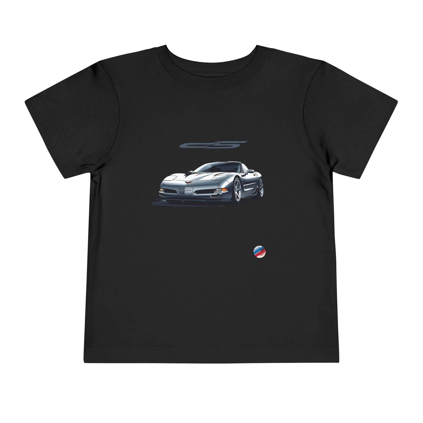 1997-2004 Chevy Corvette C5 Toddler T-Shirt Sports Car Graphic Tee Silver XXXXL