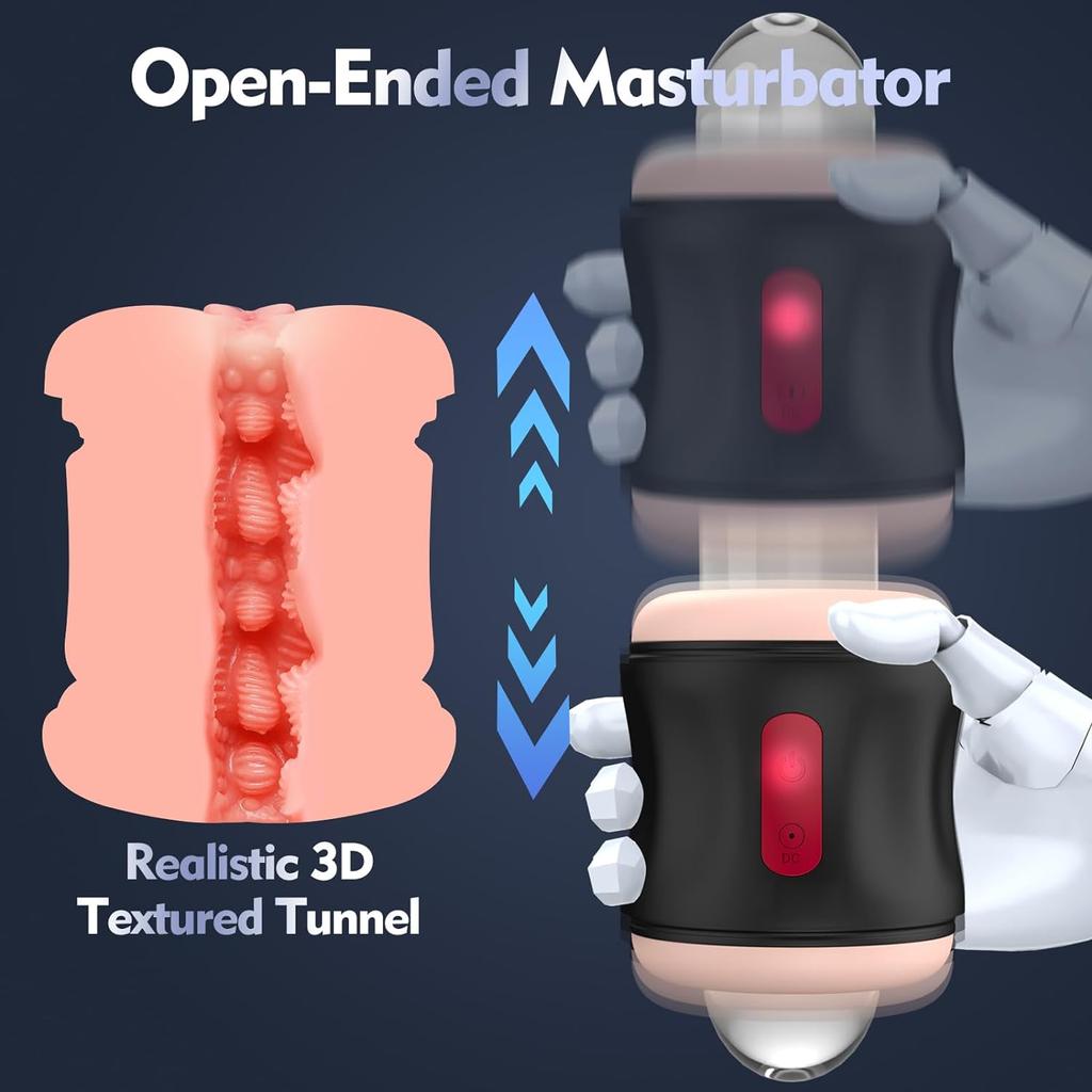 Automatischer männlicher Masturbator Cup Pocket Pussy Masturbation Blowjob Mann Realistische Vagina Sexspielzeug Erwachsene Waren Elektrische Mastubatoren