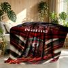 Custom Name Personalized LFC Print Blanket, Home Decor, Bedroom, Sofa, Camping, Couch, Gifts for Birthday Christmas