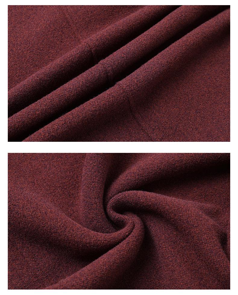 Women's Stylish Hooded Faux Wool Winter Jacket for Middle-Aged and Elderly