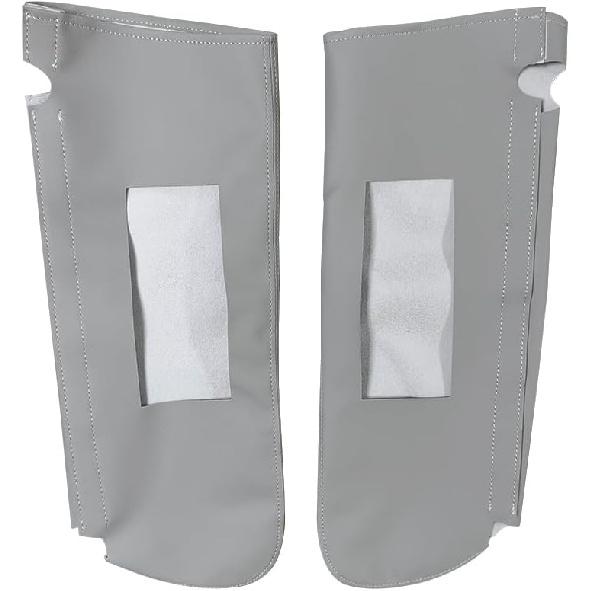 Car Sun Visor Cover Pair Fit for Chevy Tahoe Suburban Yukon 1995-1999, Microfiber Leather, Gray