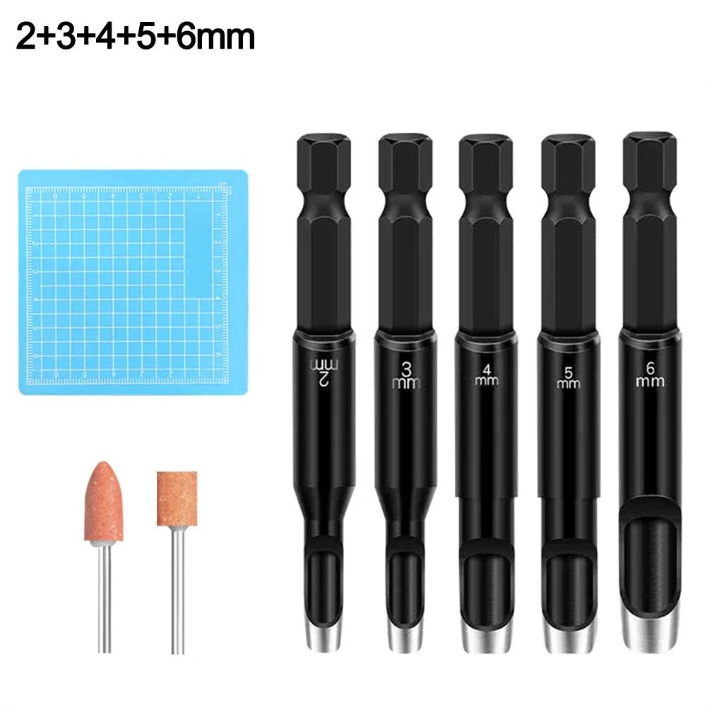

DIY Projects Leather Hole Puncher Strong Penetration User-friendly Design Versatile Material Usage Carbon Steel Construction 2 3 4 5 6mm