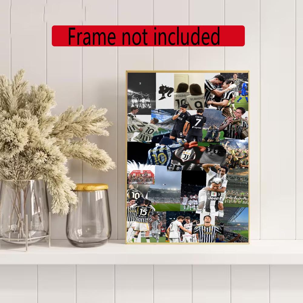 Juventus 5D Round Diamond Painting Kit Diamond Embroidery Painting Rhinestones Mosaic Frameless Handwork Decoration Arts
