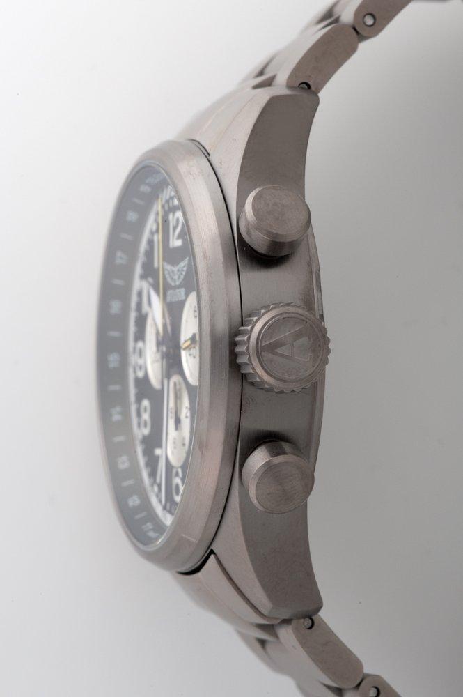 AVIATOR AIRCOBRA P45 Chronograph Titanium Watch Imported [Aviator] Men's V.2.25.7.171.5 [Regular Product]