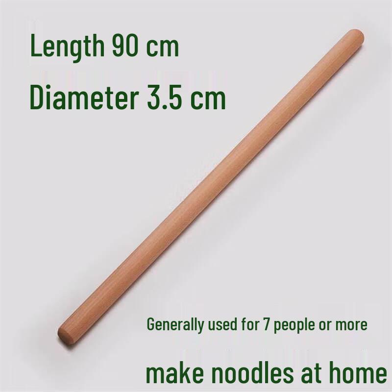 Extra Thick Solid Wood Rolling Pin