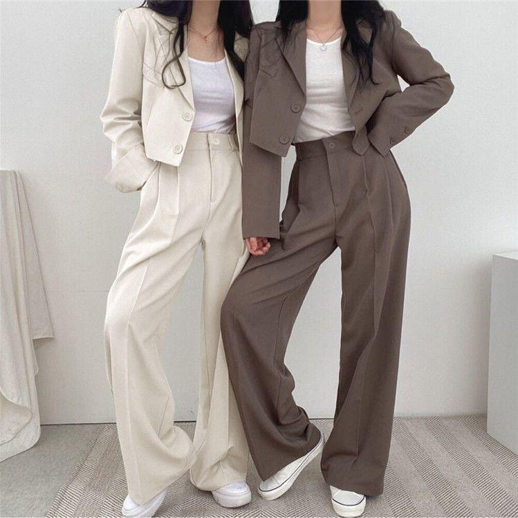 Chic Petite Women’s High-Waisted Two-Piece Set for Spring/Autumn 2026
